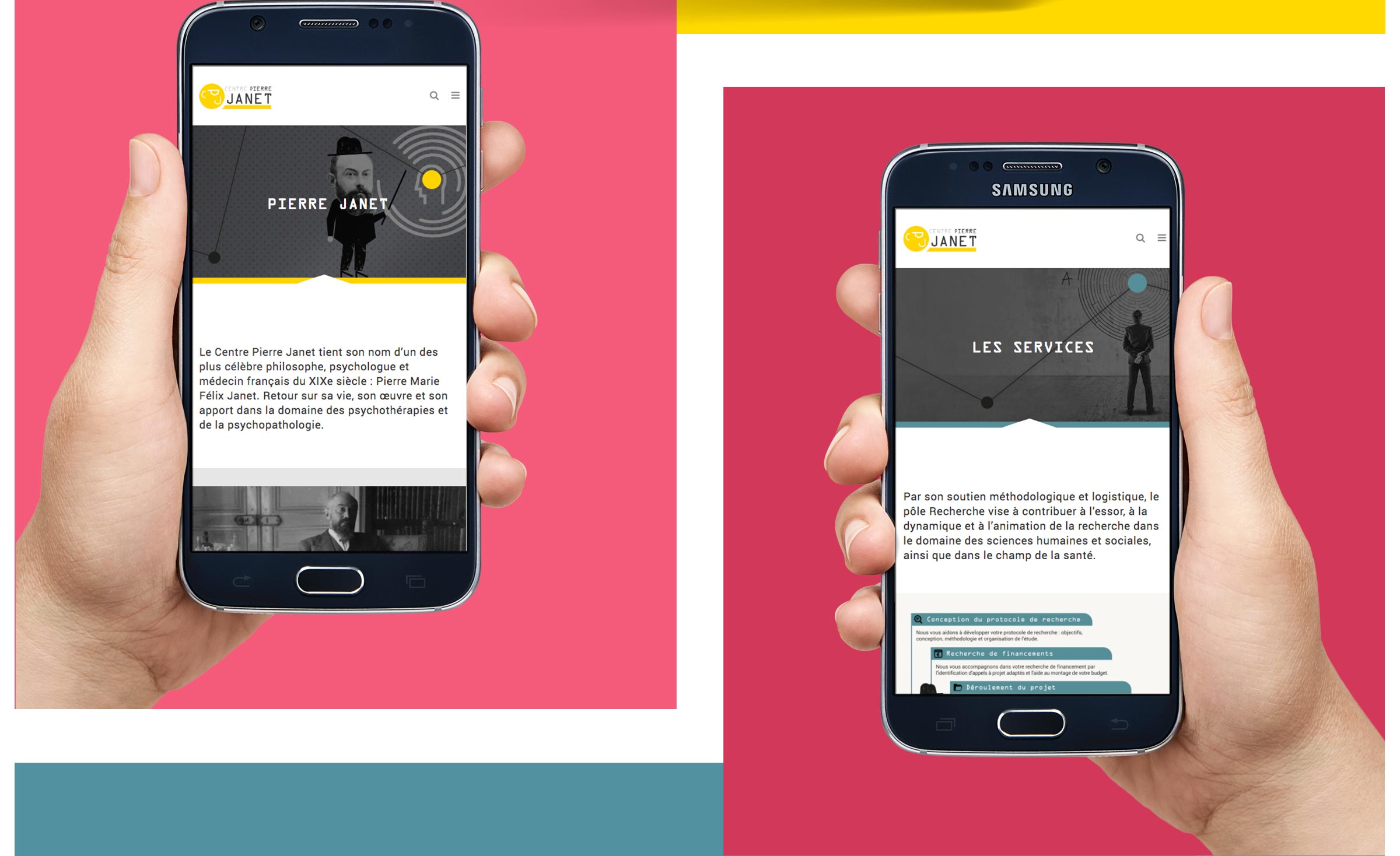 Création d'une site web - smartphone